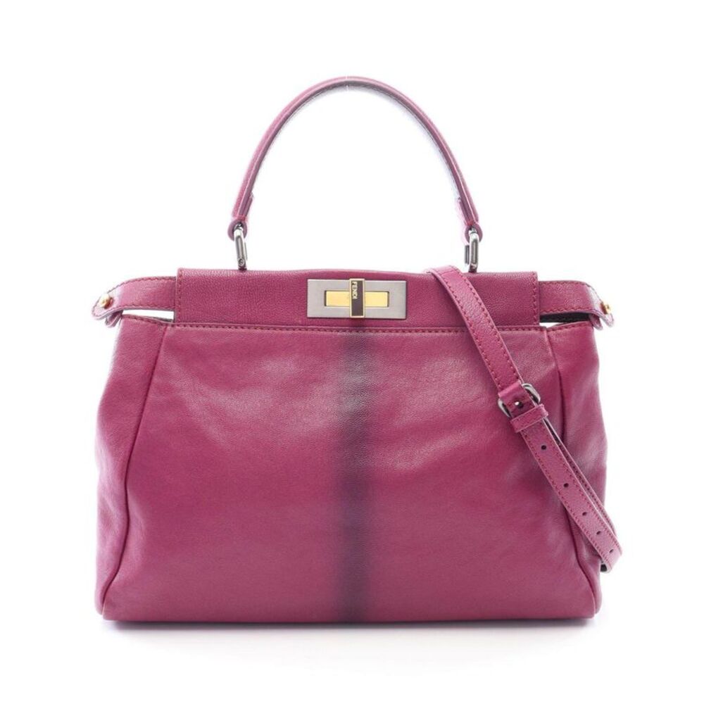 Fendi Peekaboo Leather 2way Bag